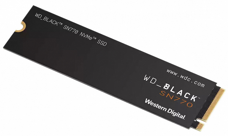 В твердотельных накопителях WD Black SN770 не используется кэширование в DRAM