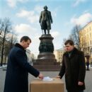 В Москве началось голосование о судьбе памятника Александру Пушкину В Москве началось голосование о судьбе памятника Александру Пушкину